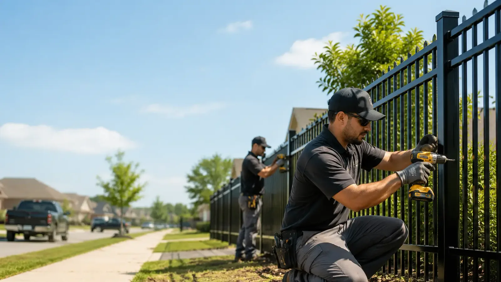 Metal Fence Installation in Ashley, MI